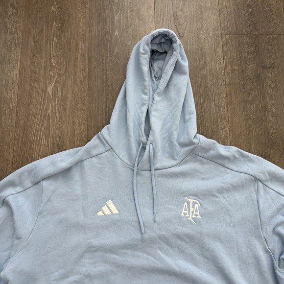 Adidas Argentina National Hoodie Mens 2XL Blue Soccer Football 50th Anniversary